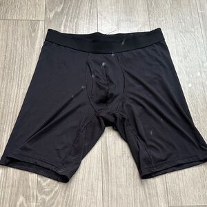 Athletic Works Men's Black Boxer Briefs